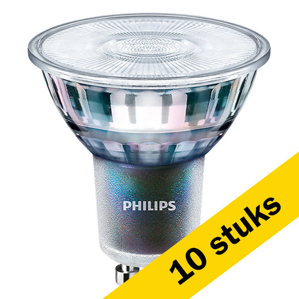 Aanbieding 10x Philips GU10 LED spot Masterled ExpertColor 2700K 25 Dimbaar 5.5W 50W Philips 123led